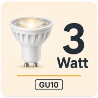3W LED Einbaustrahler