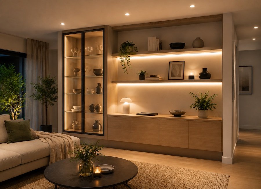 LED Möbelbeleuchtung für Regal und Vitrine