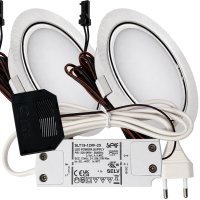 LED Möbelleuchte Emma 12V 3W warmweiß ultra...
