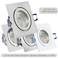 LED Bad Einbauleuchte Enya 5W - GU5.3, 12V DC,...