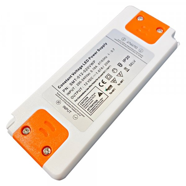 LED Trafo 20W 12V DC Konstantspannung – kompakt, flackerfrei stark