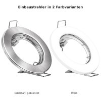Einbauspot Lotta – GU10/MR16, Ø80 mm, starr