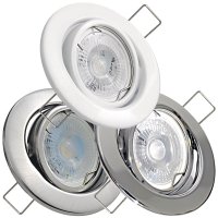 LED Einbaustrahler Alina 7W GU10 - Dimmbar | 3000K