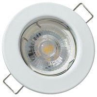 7 Watt - LED Einbaustrahler Lotta - 230V - GU10 - Dimmbar - Starr