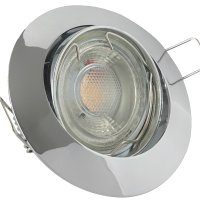 7 Watt - LED Einbaustrahler Lukas - 230V - GU10 - Dimmbar - Schwenkbar