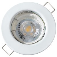 LED Einbaustrahler Lotta / 3W GU10 / Warmweiß 3000K / Nicht schwenkbar