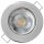 LED Einbaustrahler Lotta / 3W GU10 / Warmweiß 3000K / Nicht schwenkbar