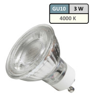 3 Watt - LED Einbaustrahler Lana - 230V - GU10 Fassung - Schwenkbar