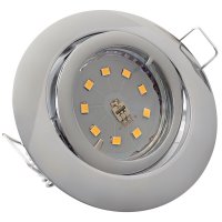 LED Einbaustrahler Lana 5,5W GU10 - Step Dimmbar | 3000K