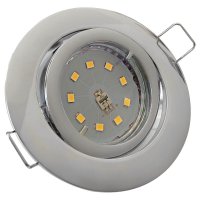 LED Einbaustrahler Lana | Flach | 230V | 5W | SMD Modul | Schwenkbar