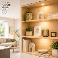 LED Möbelleuchte Emma 12V 3W warmweiß flach inkl. LED Trafo