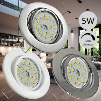 LED Einbaustrahler Alina | 230V | Flach | SMD | 5Watt |...