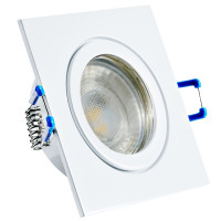7 Watt - LED Bad Einbauspot Enya - IP44 - 230V - GU10 - Dimmbar - Starr