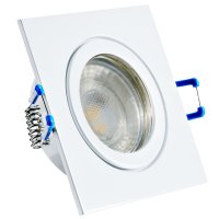 3 Watt - LED Bad Einbaustrahler Enya - IP44 - 230V - GU10 Fassung - Starr