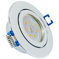 5,5 Watt - LED Bad Einbauspot Aqua - IP44 - 230V - Step Dimmbar - Starr