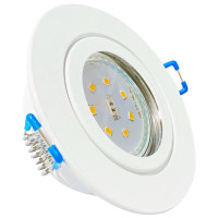 5,5 Watt - LED Bad Einbauspot Aqua - IP44 - 230V - Step Dimmbar - Starr