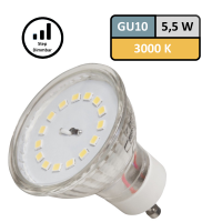 LED Bad Einbaustrahler Enya 230V - 5,5W SMD Step Dimmbar 3000K