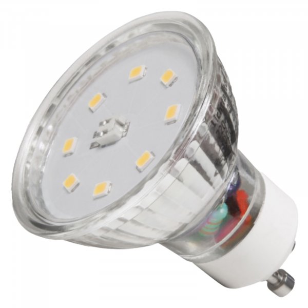 GU10 LED Strahler 5W - warmweiß 3000K, 400lm, Halogen-Ersatz