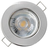 LED Einbaustrahler Lotta / 3W GU10 / Neutralweiß 4000K / Nicht schwenkbar