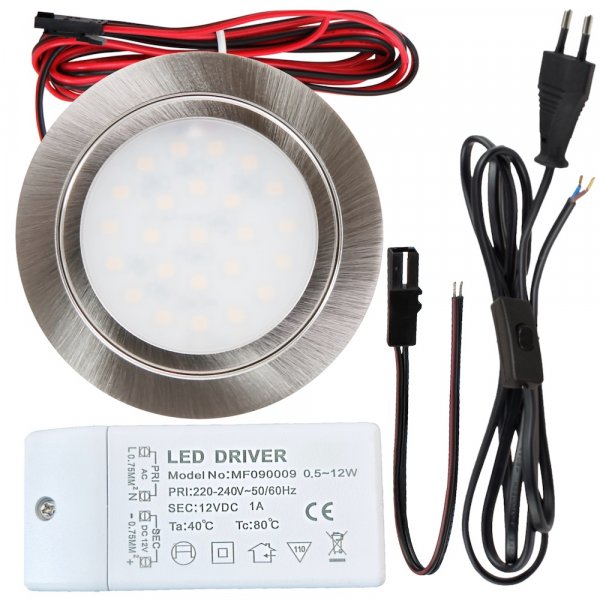 1 x mit Trafo, Verteiler &230V Zuleitung-Schalter