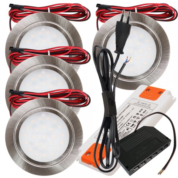 4 x mit Trafo, Verteiler &230V Zuleitung-Schalter