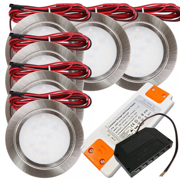 6 x inkl. Trafo und Verteiler