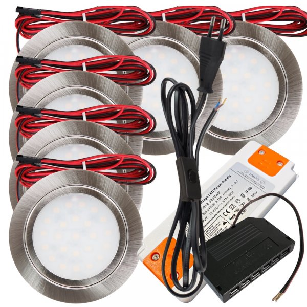 6 x mit Trafo, Verteiler &230V Zuleitung-Schalter