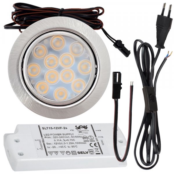 1 x mit Trafo, Verteiler &230V Zuleitung-Schalter