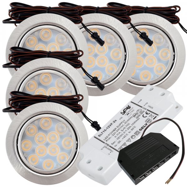 5 x inkl. Trafo und Verteiler