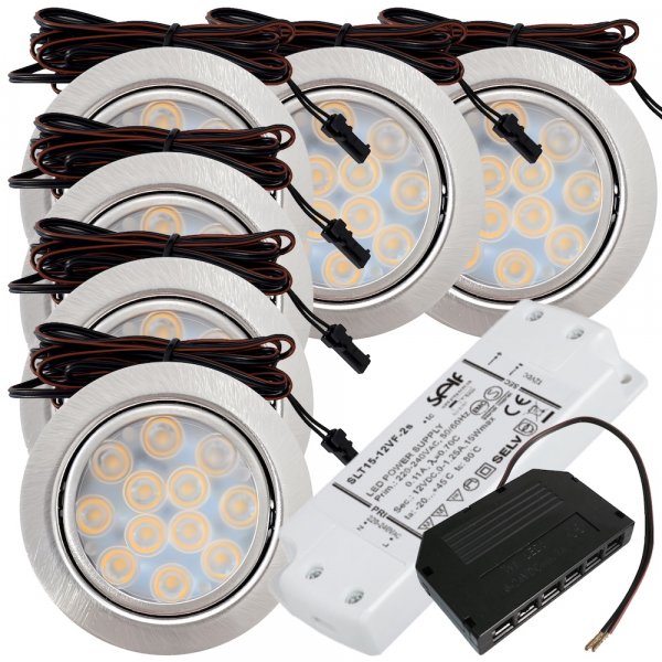 6 x inkl. Trafo und Verteiler